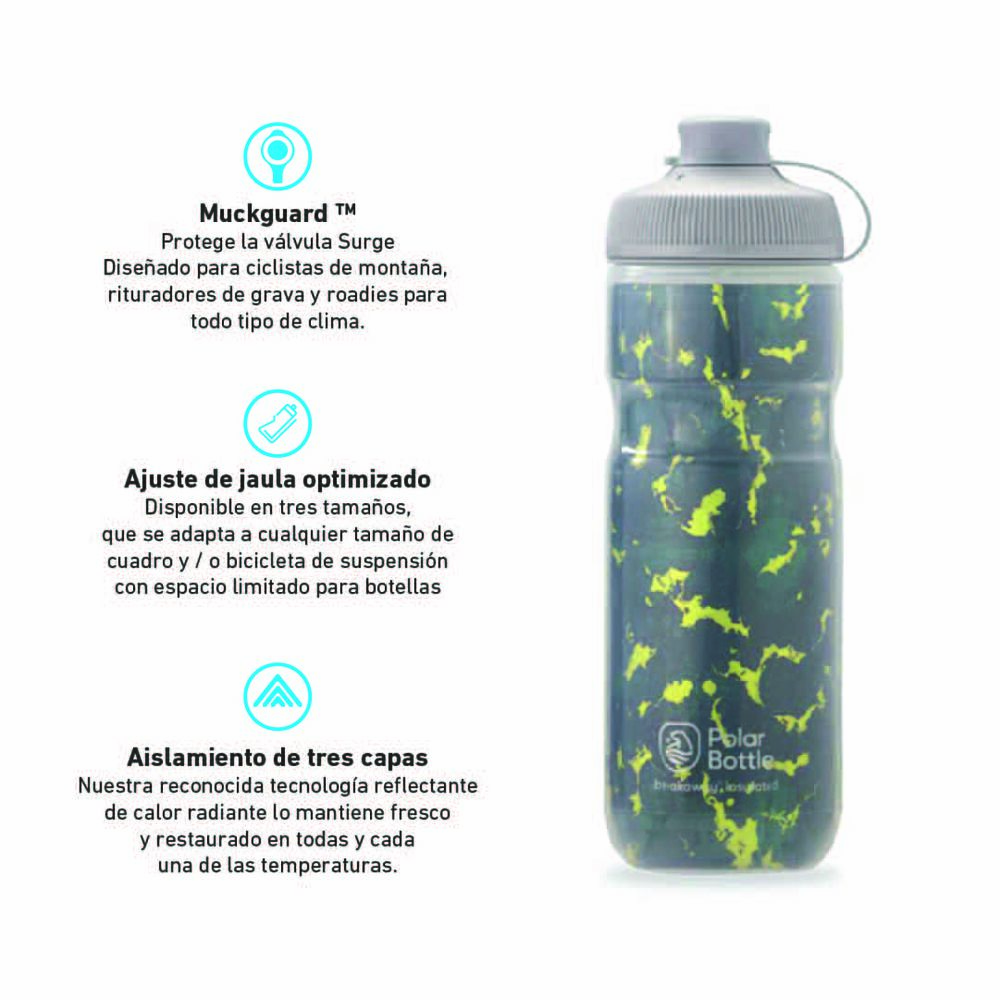 Botella De Agua Térmica Para Ciclismo 600ml Polar Bottle image number 1.0